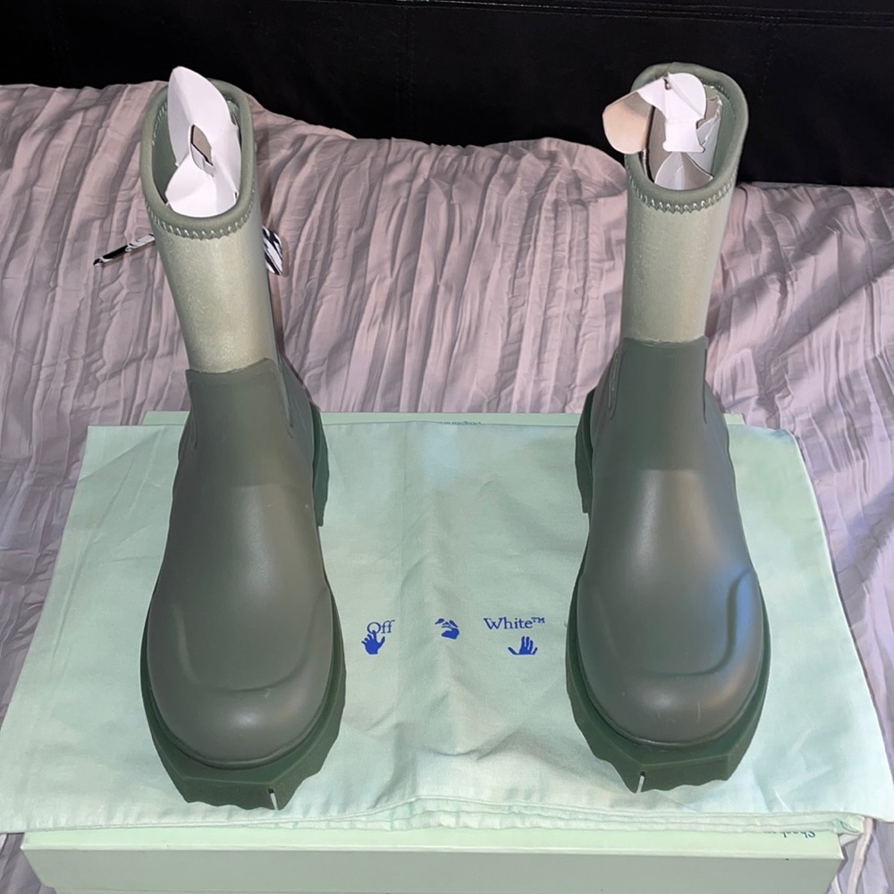 Brand New Off-White rain boots